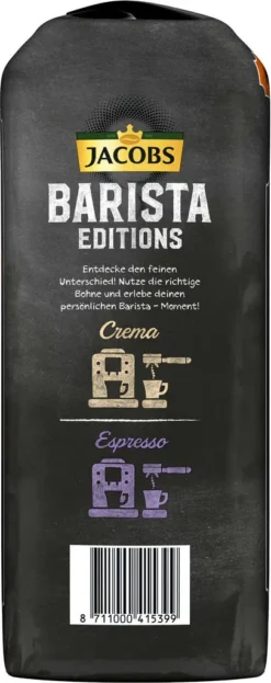 JACOBS Kaffeebohnen Barista Editions Crema Intense 3 Kg Geöstete Bohnen+ 1 Jacobs Barista Becher+ 1 Dose -Espresso Store 028a4712a2d5085cf4d9df4a7c17d6cf 1