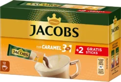 JACOBS Löskaffee 3in1 Typ Caramel Löslicher Kaffee 12 X 10+2 Getränke Sticks 9 JACOBS Löskaffee 3in1 Typ Caramel Löslicher Kaffee 12 X 10+2 Getränke Sticks -Espresso Store 0930c55e0afdad33179d9ec8926fa330
