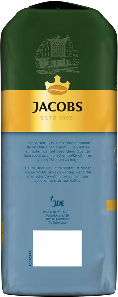 JACOBS Kaffeebohnen Expertenröstung Crema Mild Röstung Des Jahres 3 Kg Ganze Geröstete Bohnen + 1 Jacobs Barista Becher+ 1 Dose 6 JACOBS Kaffeebohnen Expertenröstung Crema Mild Röstung Des Jahres 3 Kg Ganze Geröstete Bohnen + 1 Jacobs Barista Becher+ 1 Dose – Bild 6