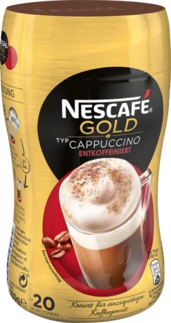 Nescafé® Nescafé Gold Typ Cappuccino Entkoffeiniert | 250g Dose -Espresso Store 0b0f14d017a60c3ddbd7102ef87eca62