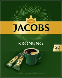 JACOBS Löskaffee Krönung 16 X 20 Sticks Löslicher Kaffee Instantkaffee 320 Getränke -Espresso Store 0c4bff971892decef32c952364e9d188