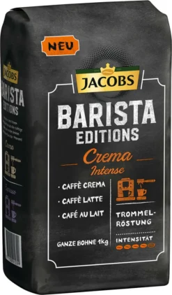 JACOBS Kaffeebohnen Barista Editions Crema Intense 3 Kg Geöstete Bohnen+ 1 Jacobs Barista Becher+ 1 Dose -Espresso Store 128bb6f7db2433f14e6cce4934c50c00 1