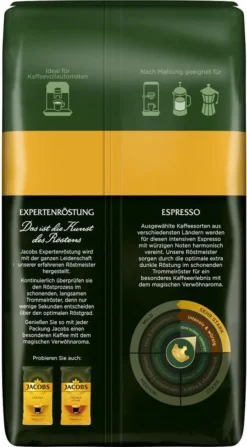 JACOBS Kaffeebohnen Expertenröstung Espresso 3 Kg Ganze Espressobohnen + 1 Jacobs Barista Becher + 1 Dose 10 JACOBS Kaffeebohnen Expertenröstung Espresso 3 Kg Ganze Espressobohnen + 1 Jacobs Barista Becher + 1 Dose -Espresso Store 14800e9ade06f13670e47790abdf7934