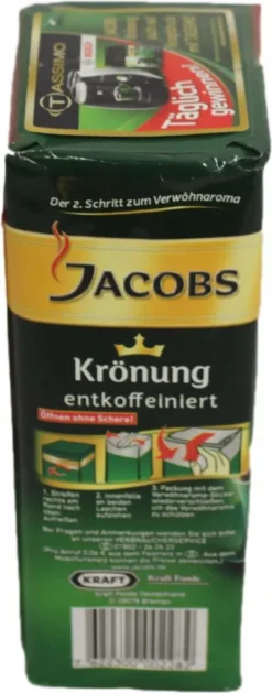 Jacobs Filterkaffee Krönung Entkoffeiniert | Gemahlen | 500g 24 Jacobs Filterkaffee Krönung Entkoffeiniert | Gemahlen | 500g -Espresso Store 14a2e8bc0fa9f7f37f859584bfe5f4c4