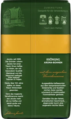 JACOBS Kaffeebohnen Krönung Aroma-Bohnen 6x500g Ganze Kaffee Bohnen Geröstet -Espresso Store 1b01cf06863364f490655b9edf3fc927