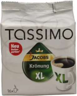 Tassimo Jacobs Krönung XL | 16 T Discs, Kaffeekapseln -Espresso Store 1f5249f5184ce1ce15ae4a4c41c373d0
