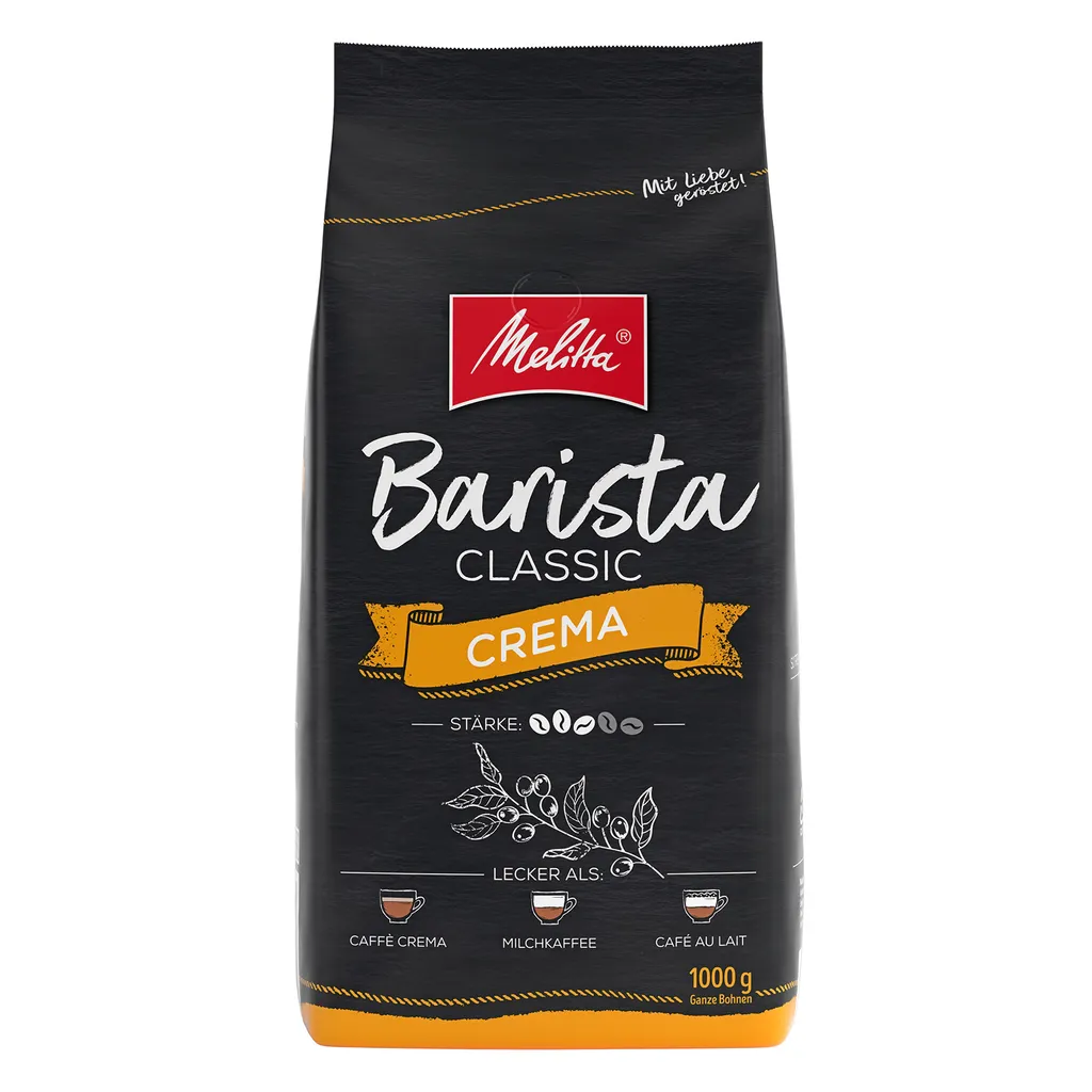 MELITTA Ganze Kaffeebohnen Barista Crema 8 X 1 Kg Ausgewogen Harmonisch Stärke 3 2 MELITTA Ganze Kaffeebohnen Barista Crema 8 X 1 Kg Ausgewogen Harmonisch Stärke 3 – Bild 2