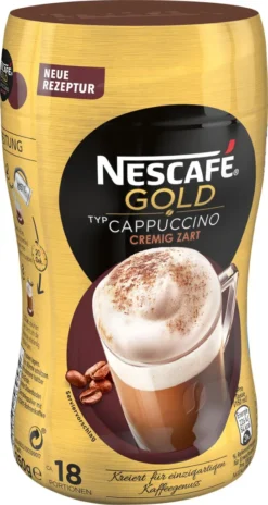 Nescafé® Nescafé Gold Typ Cappuccino Cremig Zart | 250g -Espresso Store 24493ddce384746f1e6561a300eb70b2