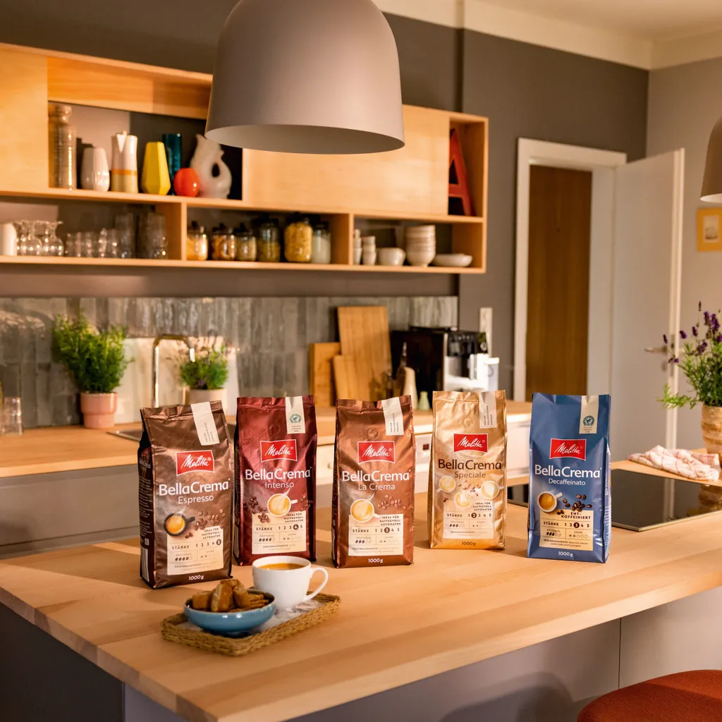 Melitta Kaffee BellaCrema LaCrema Ganze Bohne, Mittelstarke Kaffeebohnen, 8er Pack, 8 X 1000g 4 Melitta Kaffee BellaCrema LaCrema Ganze Bohne, Mittelstarke Kaffeebohnen, 8er Pack, 8 X 1000g – Bild 4