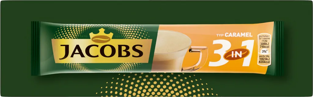 JACOBS Löskaffee 3in1 Typ Caramel Löslicher Kaffee 12 X 10+2 Getränke Sticks 5 JACOBS Löskaffee 3in1 Typ Caramel Löslicher Kaffee 12 X 10+2 Getränke Sticks – Bild 5