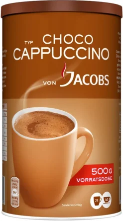 JACOBS Löskaffee Typ Choco Cappuccino 500 G Dose Löslicher Kaffee Mit Kakao -Espresso Store 31d9a9b7d6419757fe5f8865c171d599