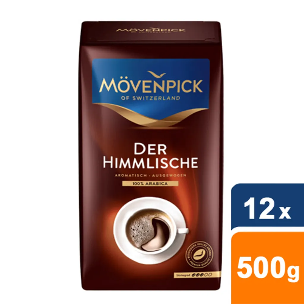 Kaffee-Sparpaket DER HIMMLISCHE Von Mövenpick, 12x500g Gemahlen 2 Kaffee-Sparpaket DER HIMMLISCHE Von Mövenpick, 12x500g Gemahlen – Bild 2