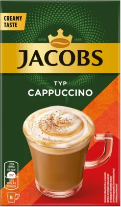 JACOBS Löskaffee Typ Cappuccino 10 X 8 Sticks - 80 Getränke Instantkaffee 8 JACOBS Löskaffee Typ Cappuccino 10 X 8 Sticks - 80 Getränke Instantkaffee -Espresso Store 34d41193cc00f7e437adf2665e762139