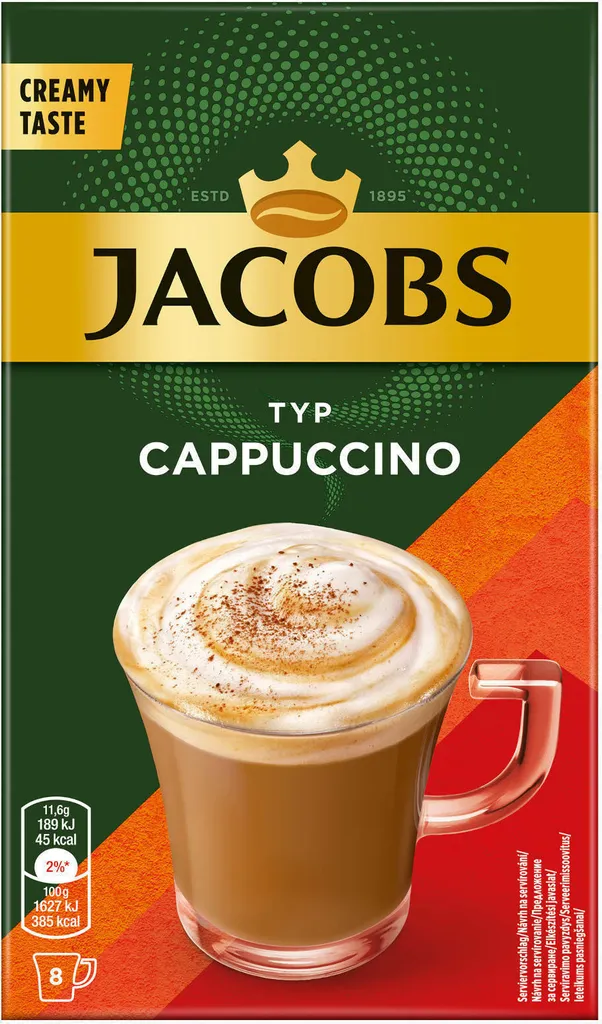 JACOBS Löskaffee Typ Cappuccino 10 X 8 Sticks - 80 Getränke Instantkaffee 3 JACOBS Löskaffee Typ Cappuccino 10 X 8 Sticks - 80 Getränke Instantkaffee – Bild 3