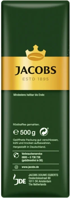 JACOBS Filterkaffee Krönung 6x500g Pulver-Kaffee Gemahlen Röstkaffee 1,5kg -Espresso Store 3727be2faf9dff5a6748260d68714306