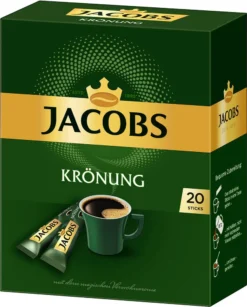 JACOBS Löskaffee Krönung 16 X 20 Sticks Löslicher Kaffee Instantkaffee 320 Getränke -Espresso Store 4219ede427105f53eee7f66afcdb945e