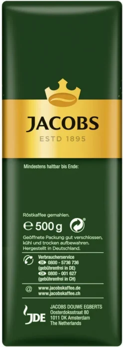 JACOBS Krönung Mild Filterkaffee 12 X 500 G Kaffee Gemahlen 10 JACOBS Krönung Mild Filterkaffee 12 X 500 G Kaffee Gemahlen -Espresso Store 421f7a9f04e031ddbb1be1bf30dc2bd1