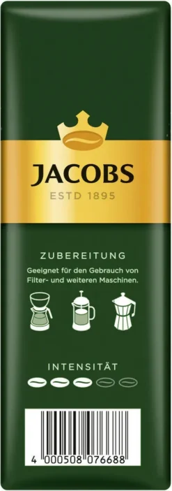 JACOBS Filterkaffee Krönung 6x500g Pulver-Kaffee Gemahlen Röstkaffee 1,5kg -Espresso Store 45b2843fca898933e64615e2b00189be