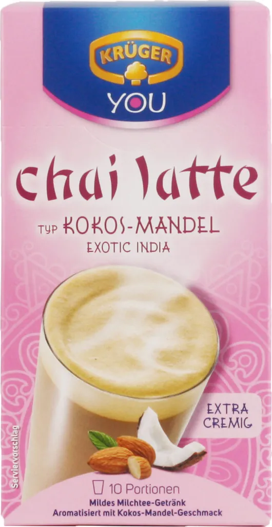 Krüger You Chai Latte Typ Kokos-Mandel Exotic India Extra Cremig | 10 Portionen 2 Krüger You Chai Latte Typ Kokos-Mandel Exotic India Extra Cremig | 10 Portionen – Bild 2