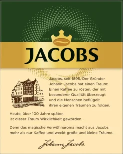 JACOBS Typ Cafe Crema Löslicher Kaffee 12 X 25 Sticks -Espresso Store 48dc000fb850ff937914b8e123769db0