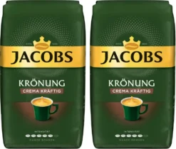 JACOBS Kaffeebohnen Krönung Crema Kräftig 2 X 1kg Ganze Kaffee Bohnen + 1 Aluminium Dose Im Barista-Design 11 JACOBS Kaffeebohnen Krönung Crema Kräftig 2 X 1kg Ganze Kaffee Bohnen + 1 Aluminium Dose Im Barista-Design -Espresso Store 4c6a9cbace6892285f86a479868a2956