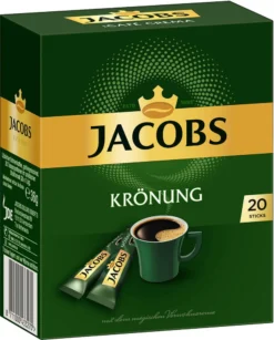 JACOBS Löskaffee Krönung 16 X 20 Sticks Löslicher Kaffee Instantkaffee 320 Getränke -Espresso Store 4ce4c67dd85112c9595d8eed20287abf
