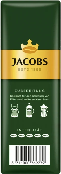 JACOBS Krönung Kräftig Filterkaffee 12 X 500 G Kaffee Gemahlen -Espresso Store 4e256168d9e533d7c52cf2691632bb42