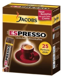 Jacobs Typ Espresso Sticks | Löslicher Kaffee | 25 Portionen 17 Jacobs Typ Espresso Sticks | Löslicher Kaffee | 25 Portionen -Espresso Store 4feca1606d5d54166f130180113afcce