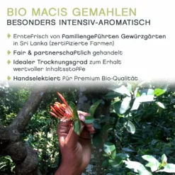 Macis Muskatblüte Gemahlen, BIO, 100g -Espresso Store 5120eb63c7a9dfb06e5f99e78d88e875
