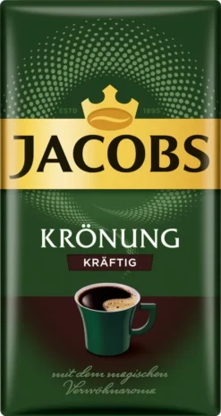 Jacobs Filterkaffee Krönung Kräftig | Gemahlen | 500g