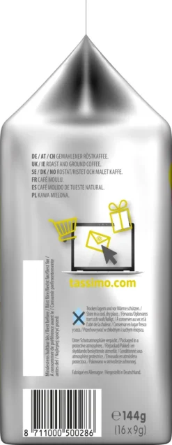 Tassimo Jacobs Krönung XL | 16 T Discs, Kaffeekapseln -Espresso Store 5445d26b8eeb534958b26853f6d94e35