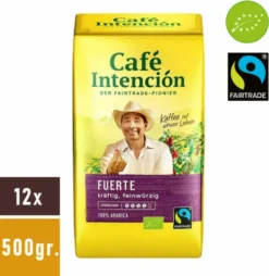 Café Intención Ecológico Fuerte | Fairtrade | Gemahlen | 500g -Espresso Store 5716b460bbb6a22097643994ddb6d20f