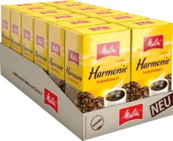 MELITTA Filterkaffee Harmonie Entkoffeiniert Gemahlener Röstkaffee 12x500g Sanft