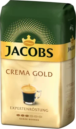 JACOBS Kaffeebohnen Expertenröstung Crema Gold 2 X 1 Kg Ganze Kaffee Bohnen Geröstet 10 JACOBS Kaffeebohnen Expertenröstung Crema Gold 2 X 1 Kg Ganze Kaffee Bohnen Geröstet -Espresso Store 5b5c0e1023b4f535e09a217ea741c9a7 2