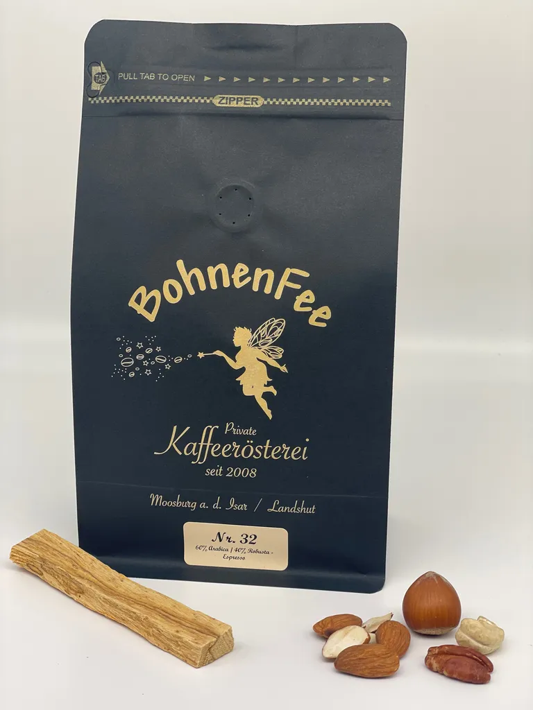 Bohnenfee Private Kaffeerösterei / Espressobohnen 60% Robusta Kräftig & Italienisch / Starker & Nussiger Espresso / 500g Ganze Bohnen 1 Bohnenfee Private Kaffeerösterei / Espressobohnen 60% Robusta Kräftig & Italienisch / Starker & Nussiger Espresso / 500g Ganze Bohnen