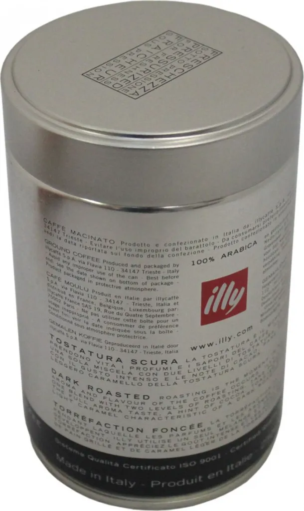 Illy Espresso Dunkle Röstung / Dark Roast | Gemahlen | 250g-Dose 4 Illy Espresso Dunkle Röstung / Dark Roast | Gemahlen | 250g-Dose – Bild 4