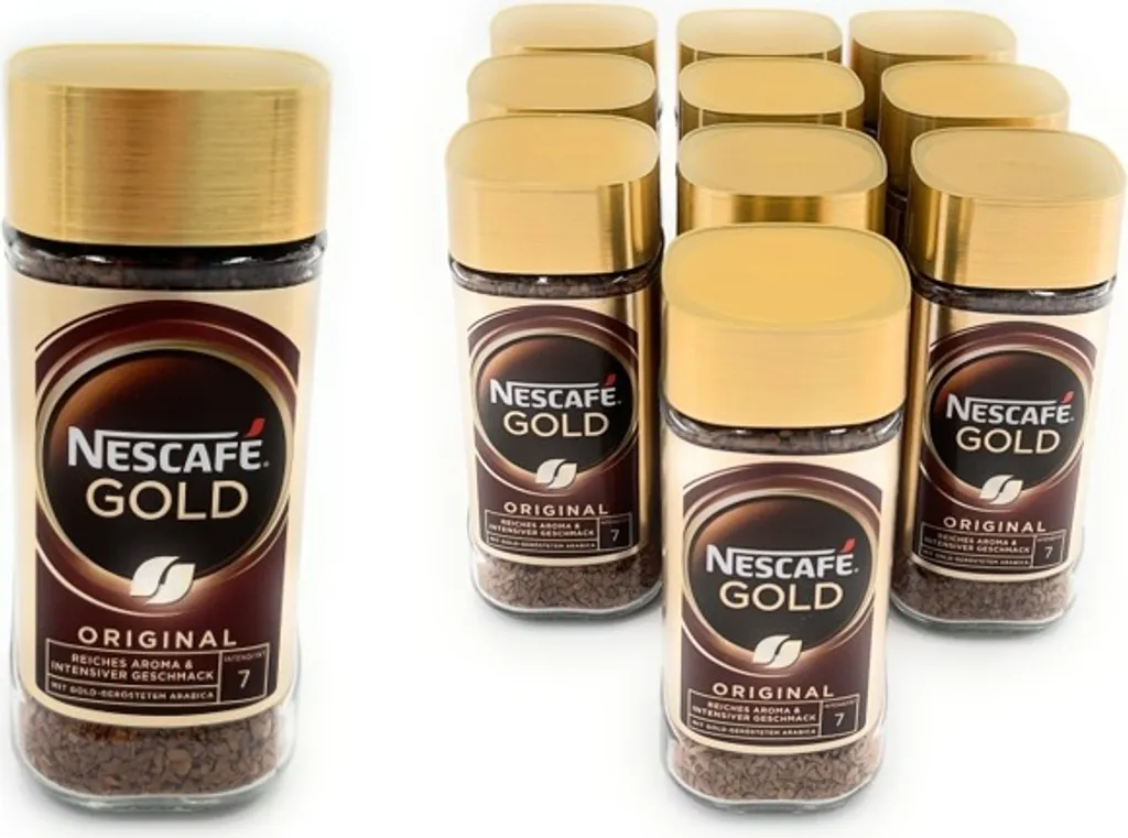 Nestlé® Nescafé Gold Das Original, Löslicher Bohnenkaffee, Kaffee, Gemahlener Röstkaffee, Glas, 100 G 9 Nestlé® Nescafé Gold Das Original, Löslicher Bohnenkaffee, Kaffee, Gemahlener Röstkaffee, Glas, 100 G – Bild 9