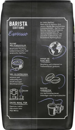 JACOBS Kaffeebohnen Barista Editions Espresso 2 X 1 Kg Espressobohnen Ganze Bohne 11 JACOBS Kaffeebohnen Barista Editions Espresso 2 X 1 Kg Espressobohnen Ganze Bohne -Espresso Store 734e127f74dd4233374fb070e88fb8f7