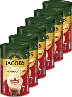 JACOBS Typ Cappuccino 6 X 400 G Dosen Feine Cremigkeit - Viel Schaum -Espresso Store 78531c8a7c62981108f61278ee6b4e92
