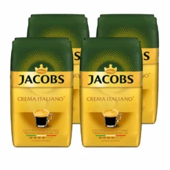 JACOBS Kaffeebohnen Expertenröstung Crema Italiano 4x1kg Ganze Kaffee Bohnen -Espresso Store 7c4a3e4903e9996fd47cb3b99a4a3b1f