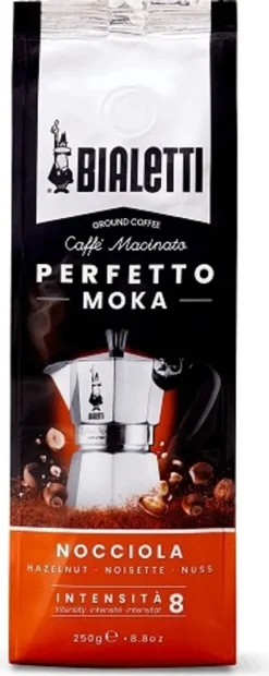 Bialetti Perfetto Moka Nocciola, Kaffee Gemahlen, Röstkaffee, Intensität 8, 250 G, 96080321 8 Bialetti Perfetto Moka Nocciola, Kaffee Gemahlen, Röstkaffee, Intensität 8, 250 G, 96080321 -Espresso Store 7c816962197e20521299ff0479fa6b0e