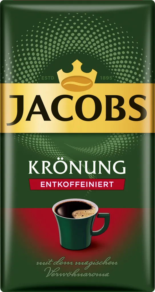 Jacobs Filterkaffee Krönung Entkoffeiniert | Gemahlen | 500g 1 Jacobs Filterkaffee Krönung Entkoffeiniert | Gemahlen | 500g