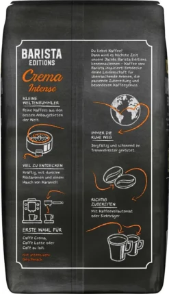 JACOBS Kaffeebohnen Barista Editions Crema Intense 2 X 1kg Ganze Kaffee Bohnen 11 JACOBS Kaffeebohnen Barista Editions Crema Intense 2 X 1kg Ganze Kaffee Bohnen -Espresso Store 8440c723851085915bbad5a50d31f929 2