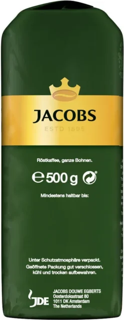JACOBS Kaffeebohnen Krönung Aroma-Bohnen 6x500g Ganze Kaffee Bohnen Geröstet -Espresso Store 8f35bcd1f8e3a3079c3400ba4bcd3640