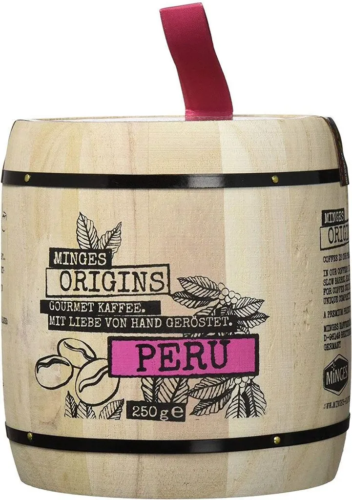 Minges Kaffee Peru Hochland Arabica Im Holzfass, Ganze Bohne 1 Minges Kaffee Peru Hochland Arabica Im Holzfass, Ganze Bohne