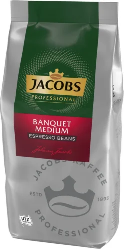 JACOBS Professional Kaffeebohnen Banquet Medium Espresso Bohnen 2 X 1 Kg -Espresso Store 933e6f04e425640455062ed9c9f6a5a2