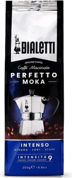 Bialetti Perfetto Moka Stark 250 G, 250 G, Dunkle Röstung, Kaffee, 30% Arabica, 70% Robust, Tasche 8 Bialetti Perfetto Moka Stark 250 G, 250 G, Dunkle Röstung, Kaffee, 30% Arabica, 70% Robust, Tasche -Espresso Store 934036002de8fcd5816b9a0094d1d310