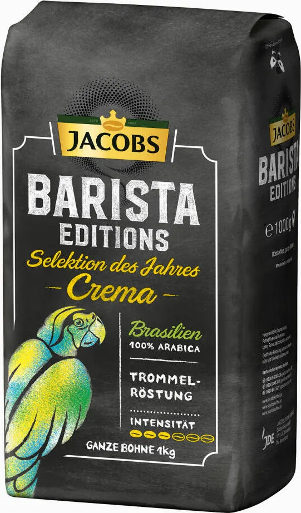 JACOBS Kaffeebohnen Barista Editions Crema Do Brasil 4 X 1 Kg Geröstete Bohnen 10 JACOBS Kaffeebohnen Barista Editions Crema Do Brasil 4 X 1 Kg Geröstete Bohnen – Bild 10