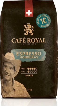 Café Royal Honduras Ganze Bohne Espresso 1kg -Espresso Store 95a0f9956e9e6f92cbb88b72d776071b