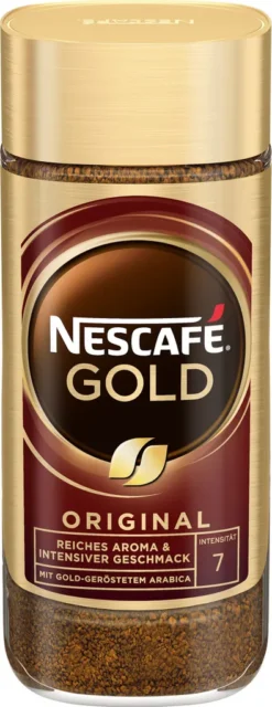 Nestlé® Nescafé Gold Das Original, Löslicher Bohnenkaffee, Kaffee, Gemahlener Röstkaffee, Glas, 100 G 12 Nestlé® Nescafé Gold Das Original, Löslicher Bohnenkaffee, Kaffee, Gemahlener Röstkaffee, Glas, 100 G -Espresso Store 968b64e61d1f90b540ac2a7279441442